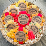 Large Festive Basket of Swirls