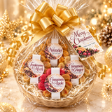 Small Festive Basket 3 - Gold