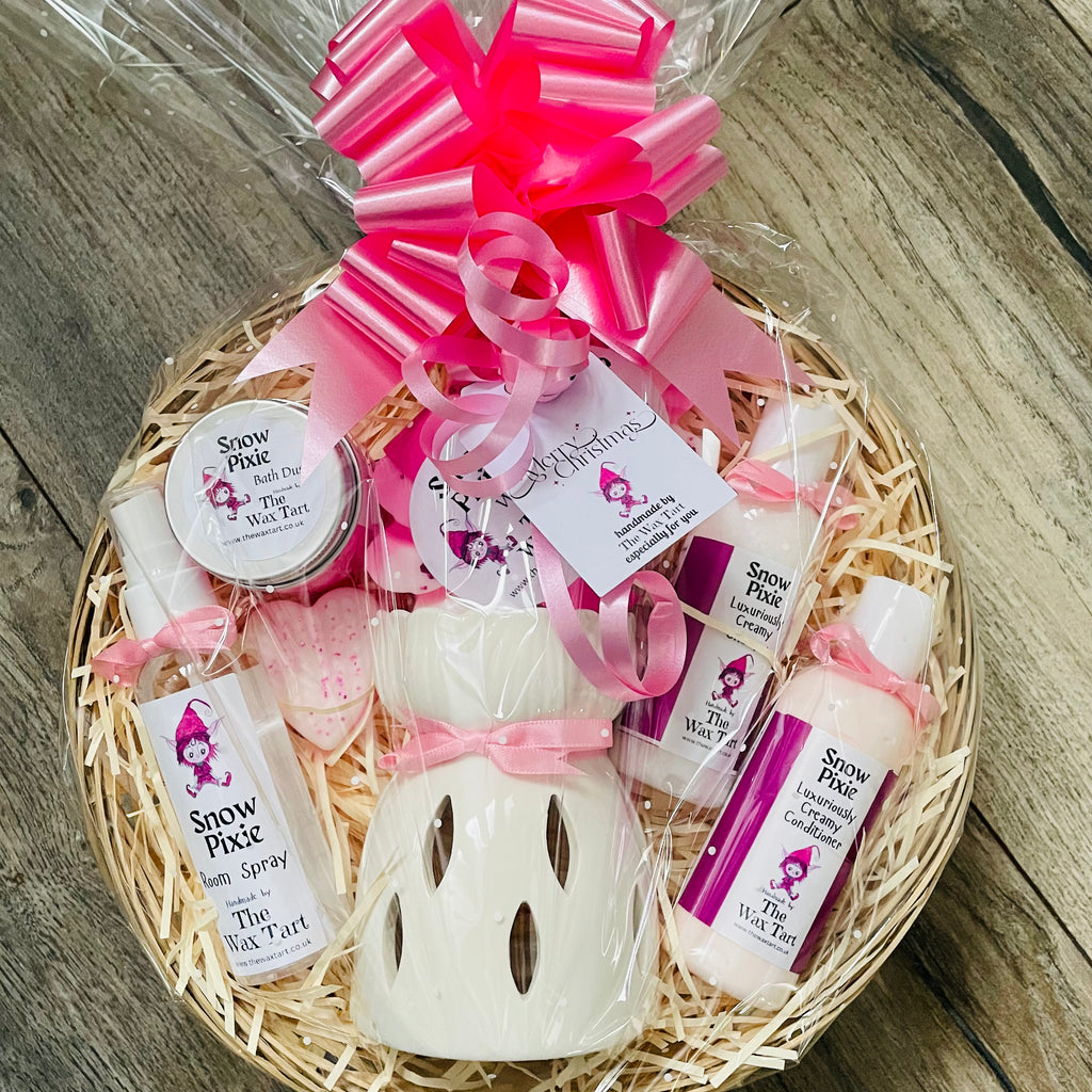 Luxury Snow Pixie Basket
