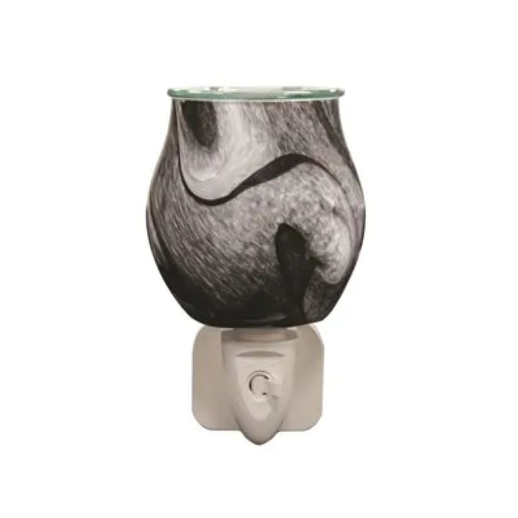 Plug In Melter Grey Swirl 12cm