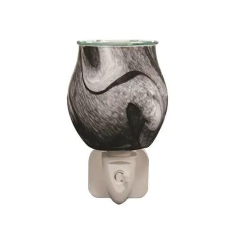 Plug In Melter Grey Swirl 12cm