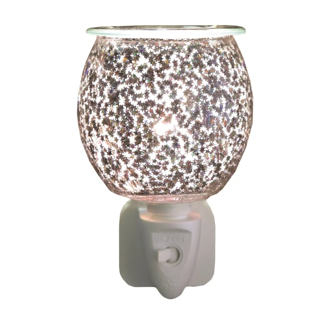 Plug In Melter Glitter Glass 12cm