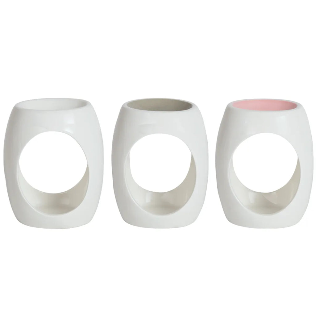 Wax Melter Oval 3 Assorted Colours 11cm