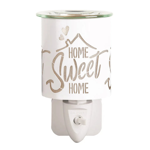 Plug In Melter White Home Sweet Home 13cm